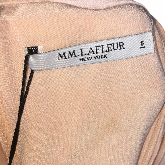 MM.LAFLEUR Marguerite Blush Long Sleeves Top Size Small - Picture 6 of 8